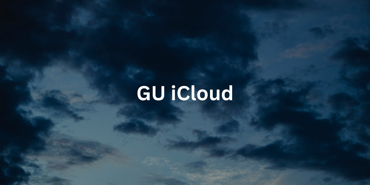gu icloud